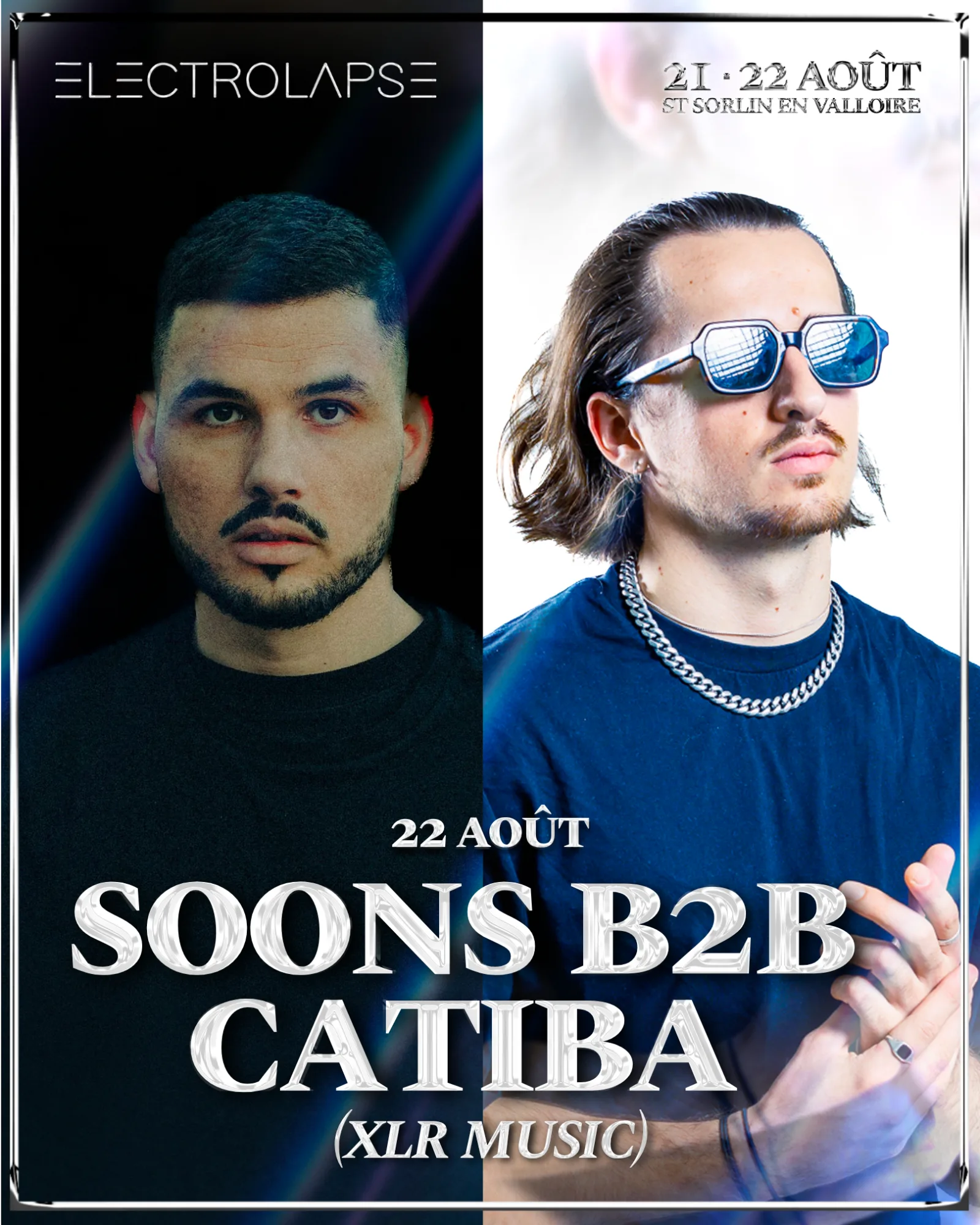 SOONS B2B CATIBA (XLR MUSIC) - Artiste Electrolapse Festival 2026